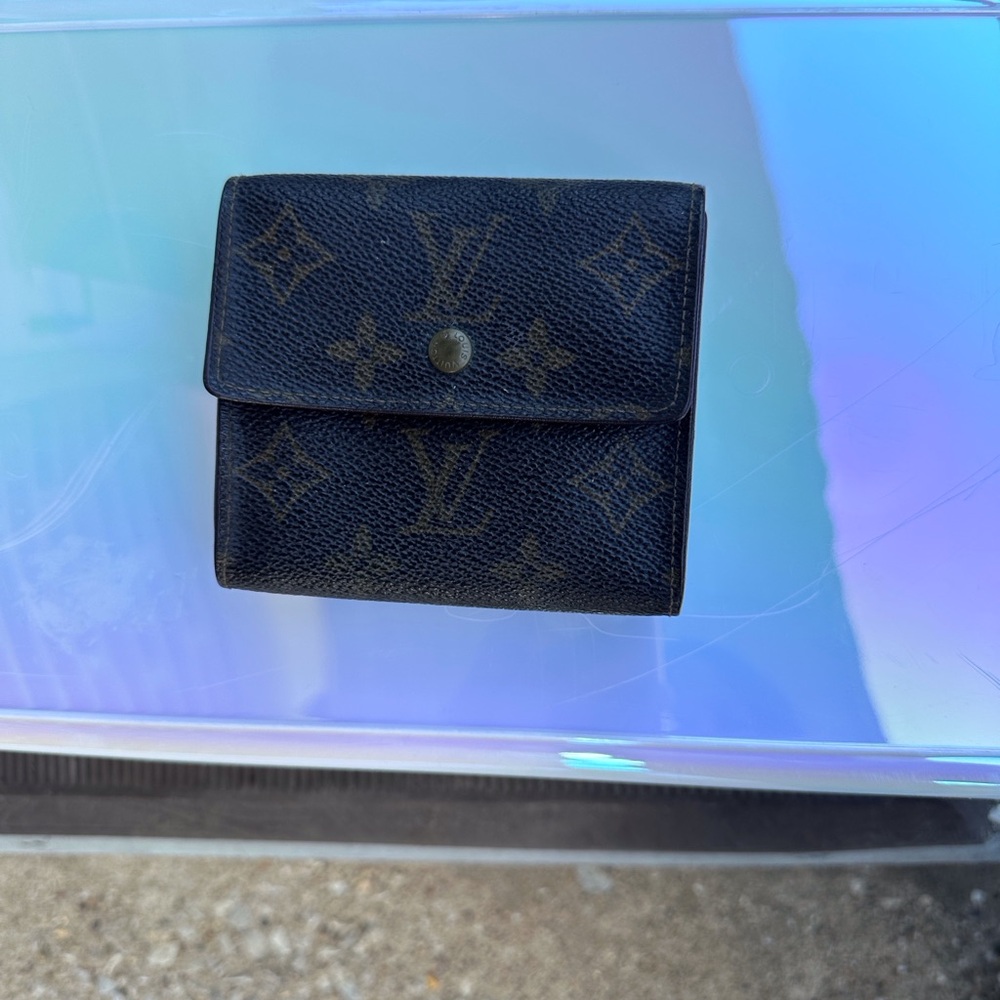 Louis Vuitton Black and Brown Monogram Coin Purse